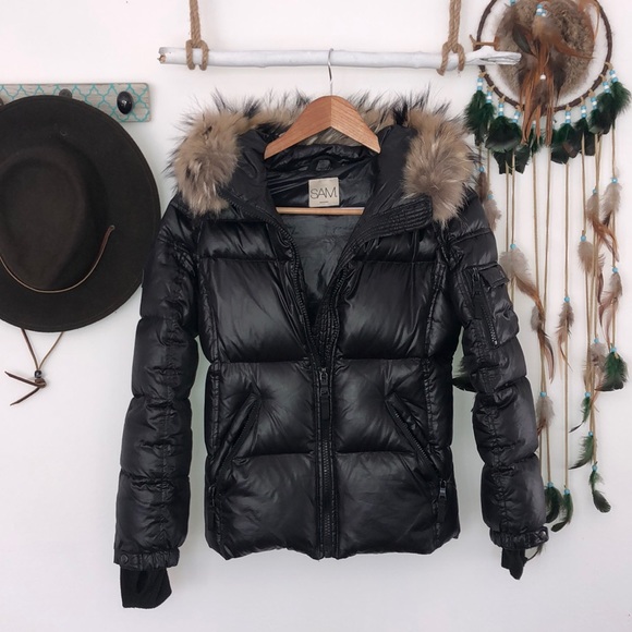 Coats | Sam Black Puffer Jacket 